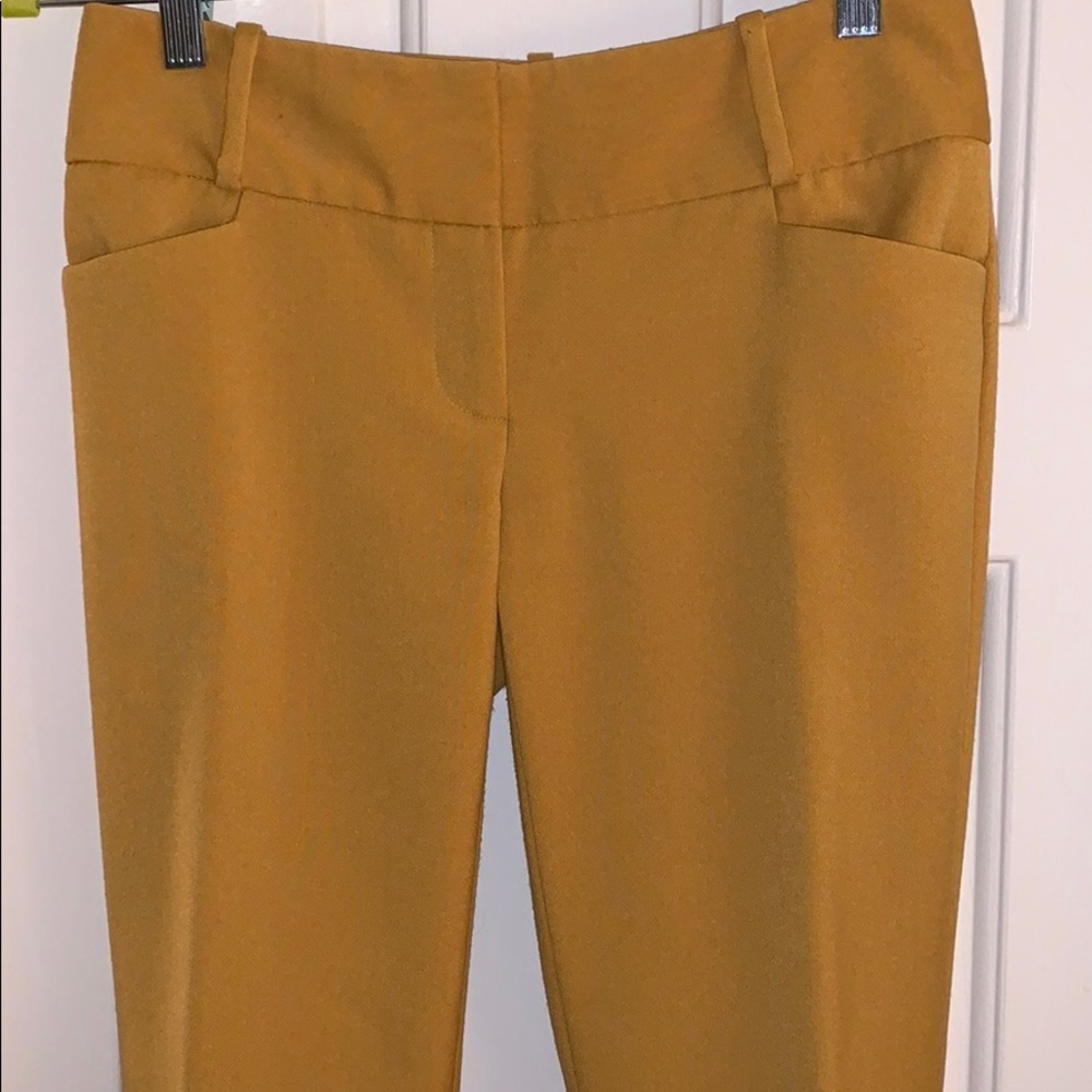 Mustard pants